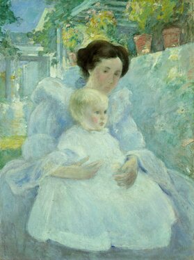 John Henry Twachtman - Mother and Child